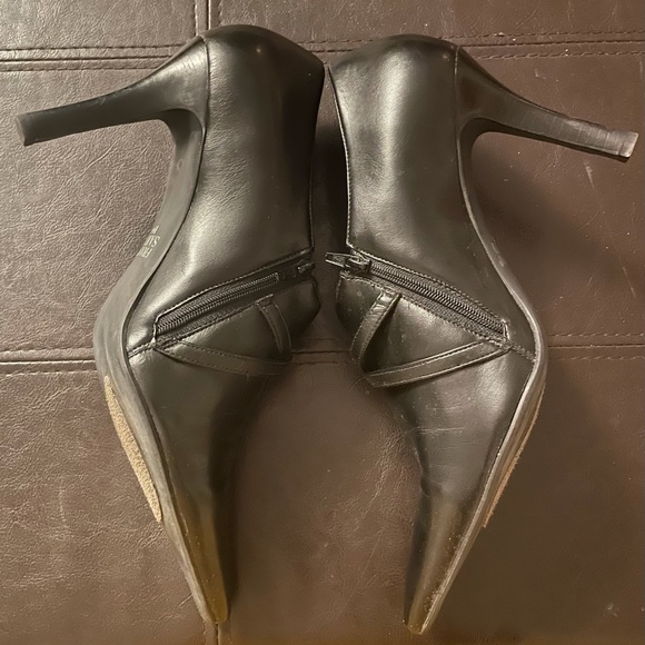 Black Franco Sarto leather booties - Picture 3 of 6